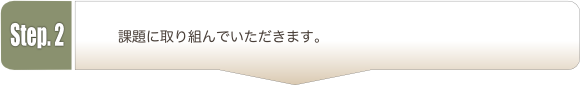 課題に取り組んでいただきます